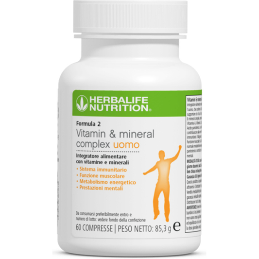 Formula 2 Vitamin & Mineral Complex Uomo 60 Compresse