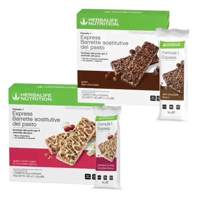 Barrette Herbalife sostitutive pasto Formula 1 Express